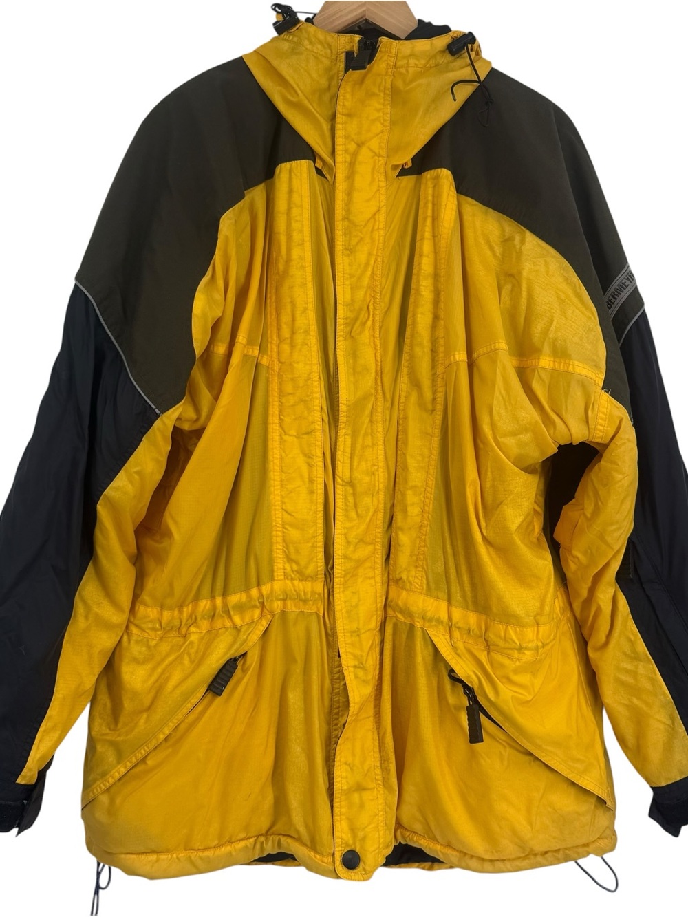 Obermeyer Entrant GII Yellow Hooded Snowboard Ski Jacket Men’s L waterproof